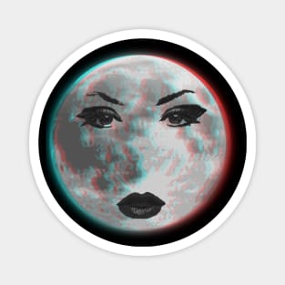 The Lady in the Moon Magnet